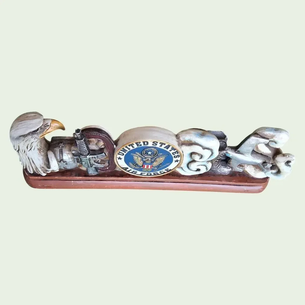 HEROES U.S. Air Force Tabletop Desk Decor Eagle Rifle Boots Plane